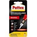 Pattex Sekundenkleber Permanent Flüssig Transparent 3 g 321497