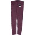 Mother Damen Jeans, bordeaux, Gr. 38