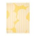 Marimekko - Vesi Unikko Wolldecke, 140 x 180 cm, spring yellow / ecru