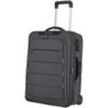 travelite Skaii Hybrid Trolley 55 cm erweiterbar 2 Rollen 42 l - Grau