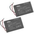 2x Akku kompatibel mit Sony PS4 Dualshock Controller V2 Controller (800mAh, 3,7V, Li-Ion) - Vhbw