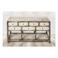 PureHaven Sideboard 154x42x85 cm Vintage Style Unikat aus Vollholz handgefertigt stilvolles Design standsicher und stabil