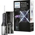 Philips Sonicare Munddusche kabelloser Power Flosser 3000 HX3826, Aufsätze: 2 St., Quad Stream-Technologie, 2 Modi für die Reinigung, 3 Intensitätsstufen, schwarz