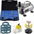 Agora-Tec® Airbrush Komplett-Set EXPERT XXV.2