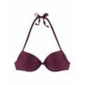 LASCANA Push-Up-Bikini-Top 'Italy' rot Gr. 34 Cup C. Mit Raffung. Mit Bügel