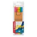 STABILO point 88 NEON Fineliner farbsortiert 0,4 mm, 6 St.