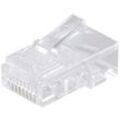 Basic-s Netzwerk Modular-Stecker RJ45 8polig, 8 Kontakte belegt, vergoldete - Shiverpeaks