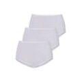 sloggi Maxislip 24/7 Cotton Maxi C3P (Packung, 3-St) komfortabler Maxi-Slip aus weicher Baumwolle, weiß