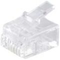 Basic-s Netzwerk Modular-Stecker RJ11 6polig, 4 Kontakte belegt, vergoldete - Shiverpeaks