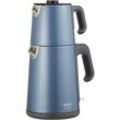 AR3080-O Cay Sefasi Teebereiter Teemaschine 1650W Wasserkocher Edelstahl Hellblau - Arzum