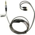 Vhbw - Audio aux Kabel kompatibel mit Westone ES30, ES50, ES60, um Pro 10, um Pro 20 Kopfhörer - Audiokabel 3,5 mm Klinkenstecker, 120 cm, Grau