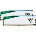 DIMM 32 GB DDR5-7000 (2x 16 GB) Dual-Kit, Arbeitsspeicher weiß, PVER532G70C38KW, Viper Elite 5 RGB, INTEL XMP