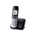 Panasonic KX-TG6821 - Schnurlostelefon - Anrufbeantworter mit Rufnummernanzeige - DECT - Schwarz