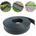 Froadp 12m Flexible Rasenkante Kunststoff Beetumrandung Gartenumrandung 9.6cm Hoch Rasen Beeteinfassung für Gartenkante, Wege, Begrenzungen