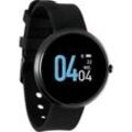 X-WATCH Siona Color Fit (54060) Smartwatch Metall Silikon, 18 x 234mm, Dark Black