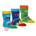 Socks 4 Fun ABS-Socken Socks 4 Fun Baby Socks ABS Auto Zug Feuerwehr (3-Paar