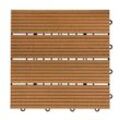 WPC-Holzfliesen Bavaro 1 m² teak