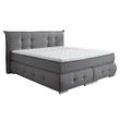 Boxspringbett Classic grau 160 x 200 cm