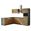 Winkel-Küche Porto 210 x 270 cm wotan/wotan – Energieeffizienzklasse F