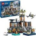 LEGO City 60419 Polizeistation auf der Gefängnisinsel Bausatz, Mehrfarbig