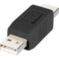 Usb 2.0 Adapter [1x usb 2.0 Stecker a - 1x usb 2.0 Stecker a] rf-usba-02 vergoldete Steck - Renkforce