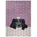 Teppich CANDY Hund rose (BL 80x150 cm)