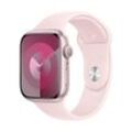 Apple Watch Series 9 45 mm Aluminium (GPS) Sportarmband M/L pink