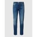 Slim Fit Jeans mit Label-Patch Modell 'SLOOM'