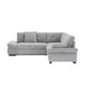 bobb Ecksofa Lindsay ¦ grau ¦ Maße (cm): B: 255 H: 91 T: 225