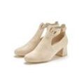 LASCANA Stiefelette 'Trachten-Schuh, Dirndl-Schuh,' beige Gr. 36 für Damen