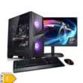 PC Set mit 27 Zoll TFT Total V AMD Ryzen 9 5900X, 32GB DDR4, NVIDIA RTX 4060 Ti 16 GB, 1TB SSD, 2TB HDD, WLAN, Windows 11