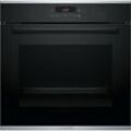 Bosch Serie 4, Einbau-Backofen, 60 x 60 cm, Schwarz HBS271BB0, Pyrolyse-Selbstreinigung, TouchControl-Bedienung