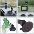 Buri - Auto-Handyhalterung 360° Smartphonehalter Handy Smartphone Navi Halterung kfz