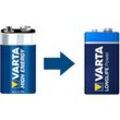 Longlife Power 9V Block Batterie 4922 6LR61 (lose) - Varta