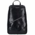 The Bridge Passpartout Rucksack Leder 42 cm nero