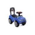 Rutscher, Kinderauto Tiger Range mit Musik- Lichtfunktion Staufach im Sitz blau