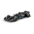 Bburago 18-38081H - Modellauto - F1 Mercedes AMG W14 '23 #44 Hamilton (mit Helm, Maßstab 1:43)