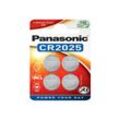 Batterie Lithium, Knopfzelle, CR2025, 3V (CR-2025EL/4B) - Panasonic