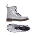 Dr. Martens Damen Stiefelette, silber, Gr. 36