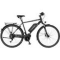 FISCHER VIATOR ETH 1861 Trekkingrad (Laufradgröße: 28 Zoll, Rahmenhöhe: 55 cm, Herren-Rad, 627 Wh, Schwarz matt)