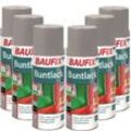 Buntlack Spray silbergrau 6er-Set