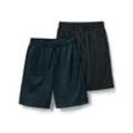 2 Kinder-Sportshorts - Dunkelblau - Kinder - Gr.: 146/152