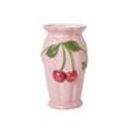 RICE Keramik Vase Cherry Pink, Ø 11 cm, H:20 cm