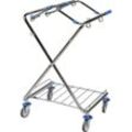 Hygiene-Müllsackständer DUO, für Volumen 120 l, LxBxH 670 x 600 x 1100 mm, 2 x 120 l