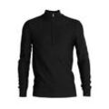 Icebreaker Merino Waypoint Half Zip Pullover - Mann - Black - Größe XXL