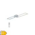 CCT LED Wand- und Deckenleuchte,chrom-alu, LED/40W