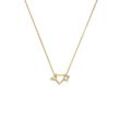 Shooting Star Necklace 18k Gold Plated - Sagittarius