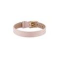 Pink Leather Strap Gold