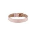 Pink Leather Strap Rose Gold