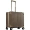 ALEON Reisekoffer DELUXE Wheeled Business Case 17" Kabinentrolley 44 cm 4 Rollen 32,6 l - Bronze